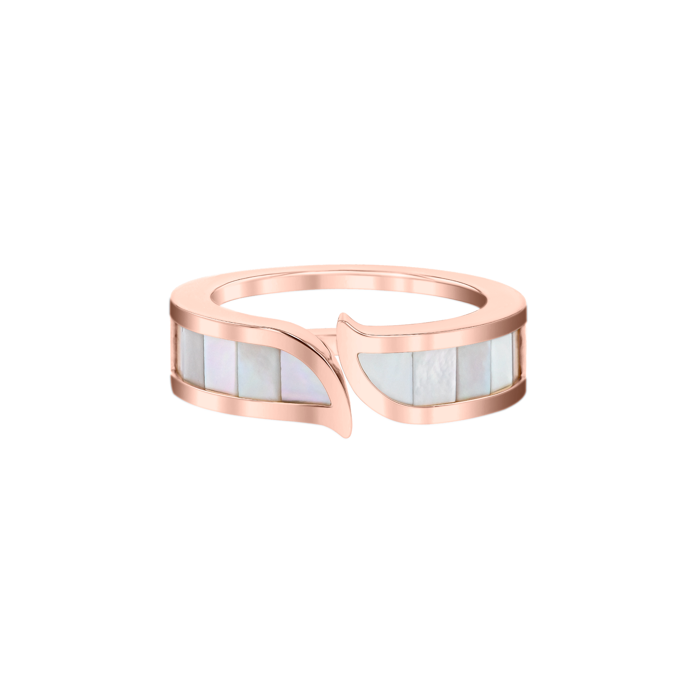 Alif Mother of Pearl Ring