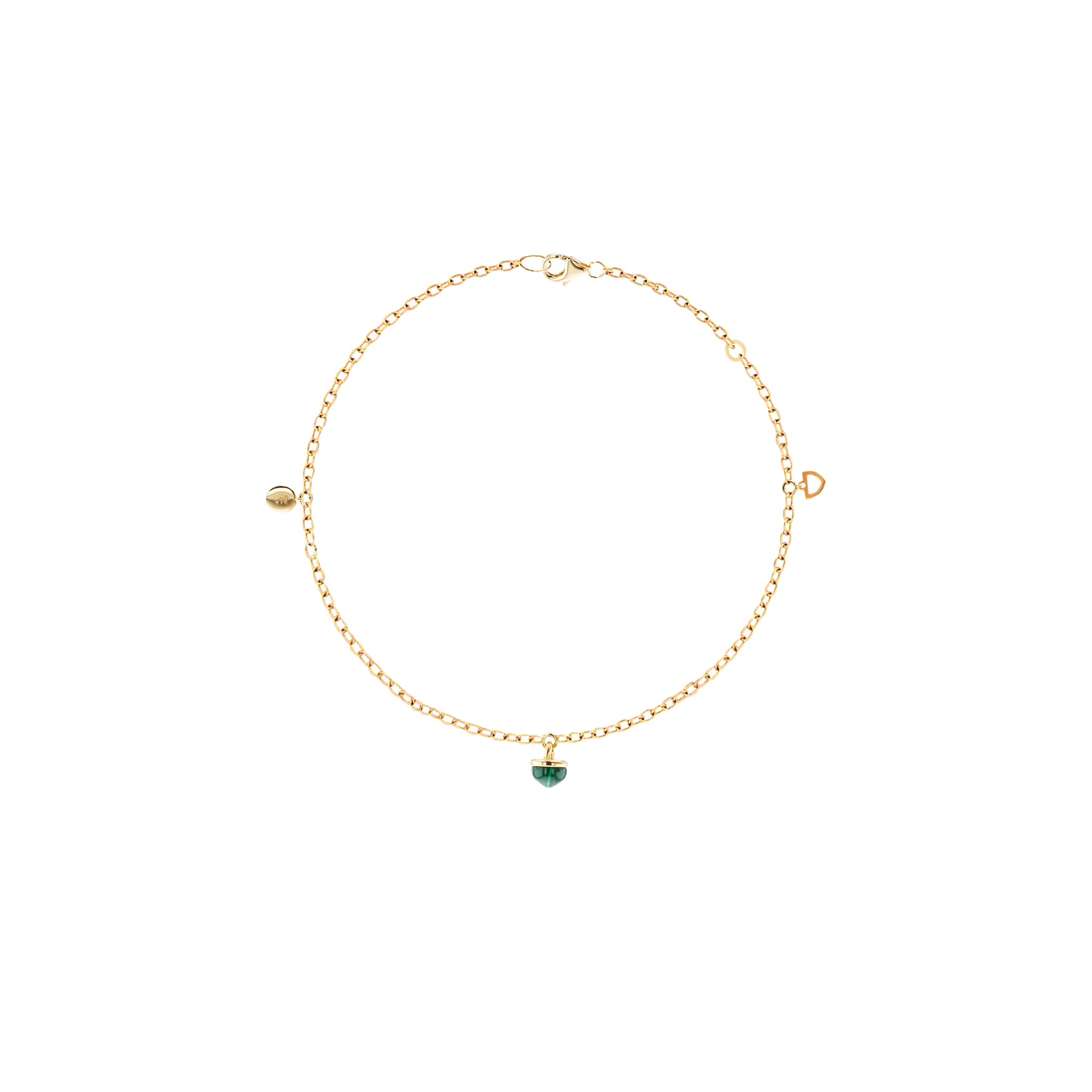 Dome Noble Malachite Bracelet 
