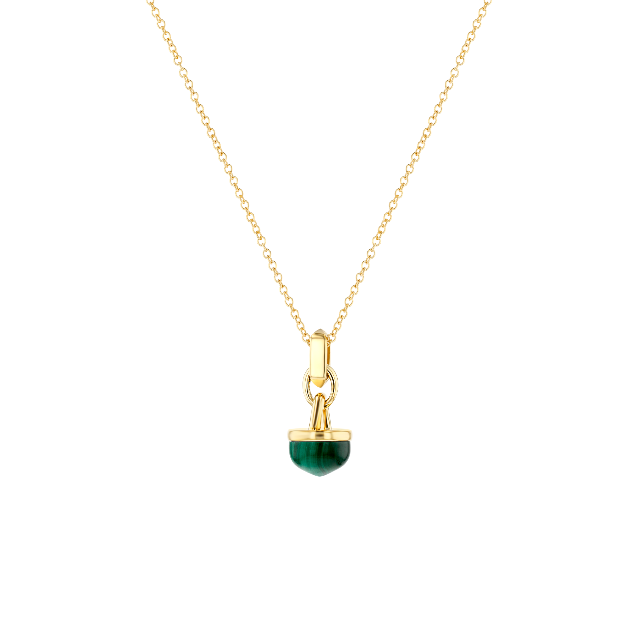 Dome Noble Malachite Necklace 