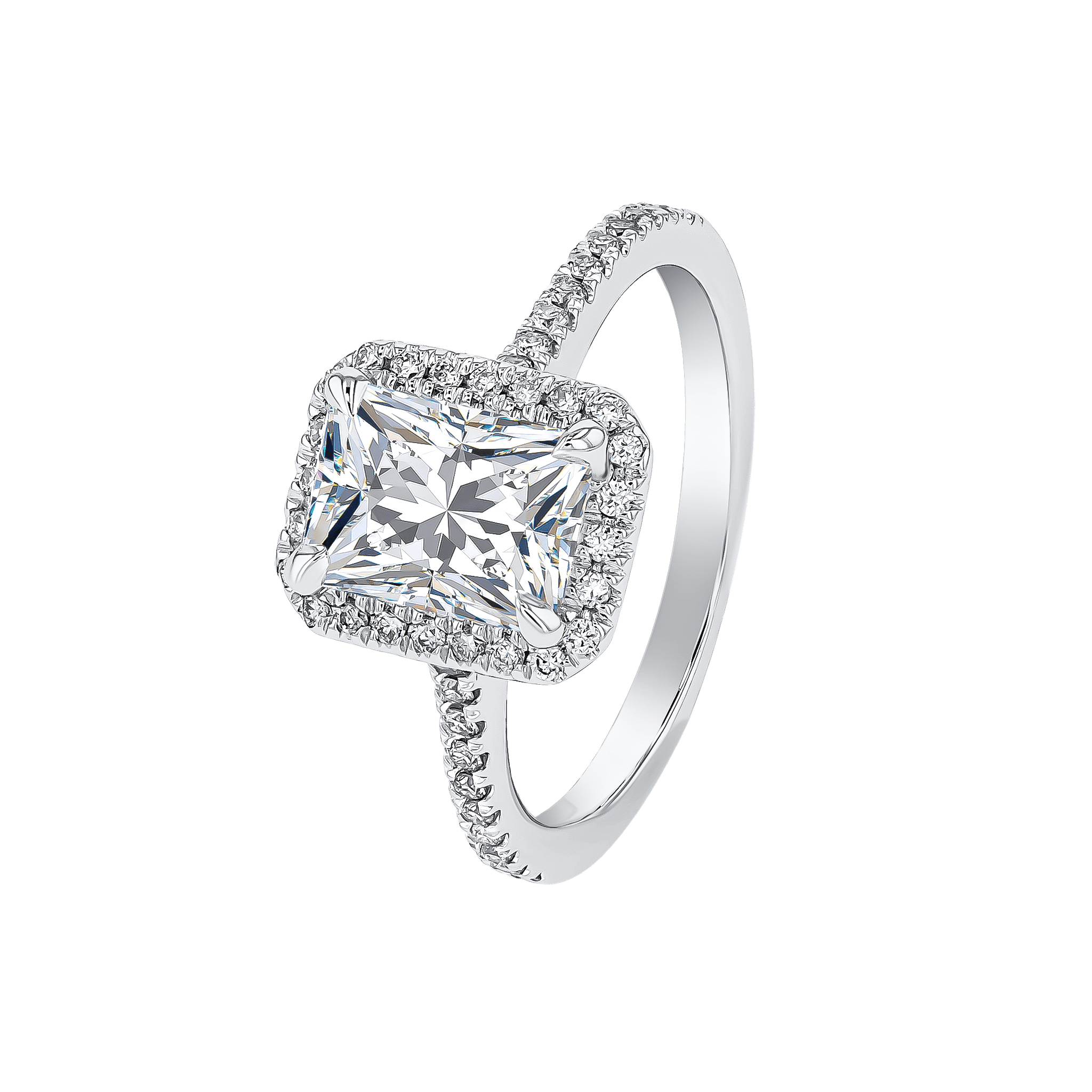Gaia Revelation 18k White Gold Diamond Ring