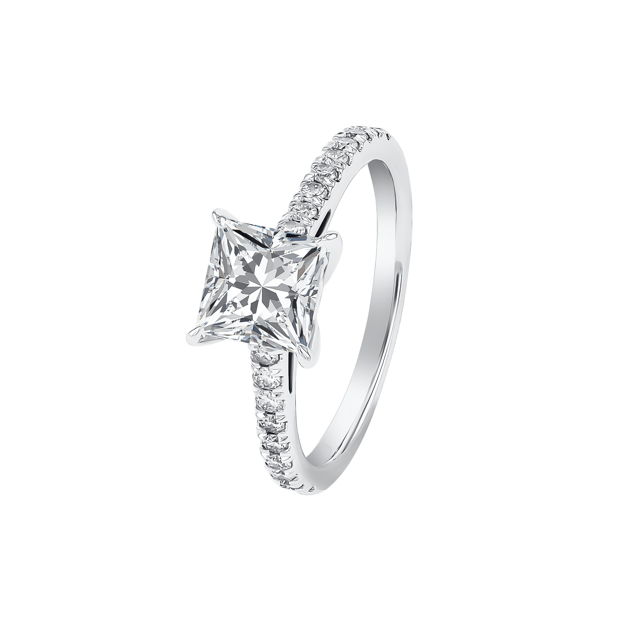 Gaia Revelation 18k White Gold Diamond Ring