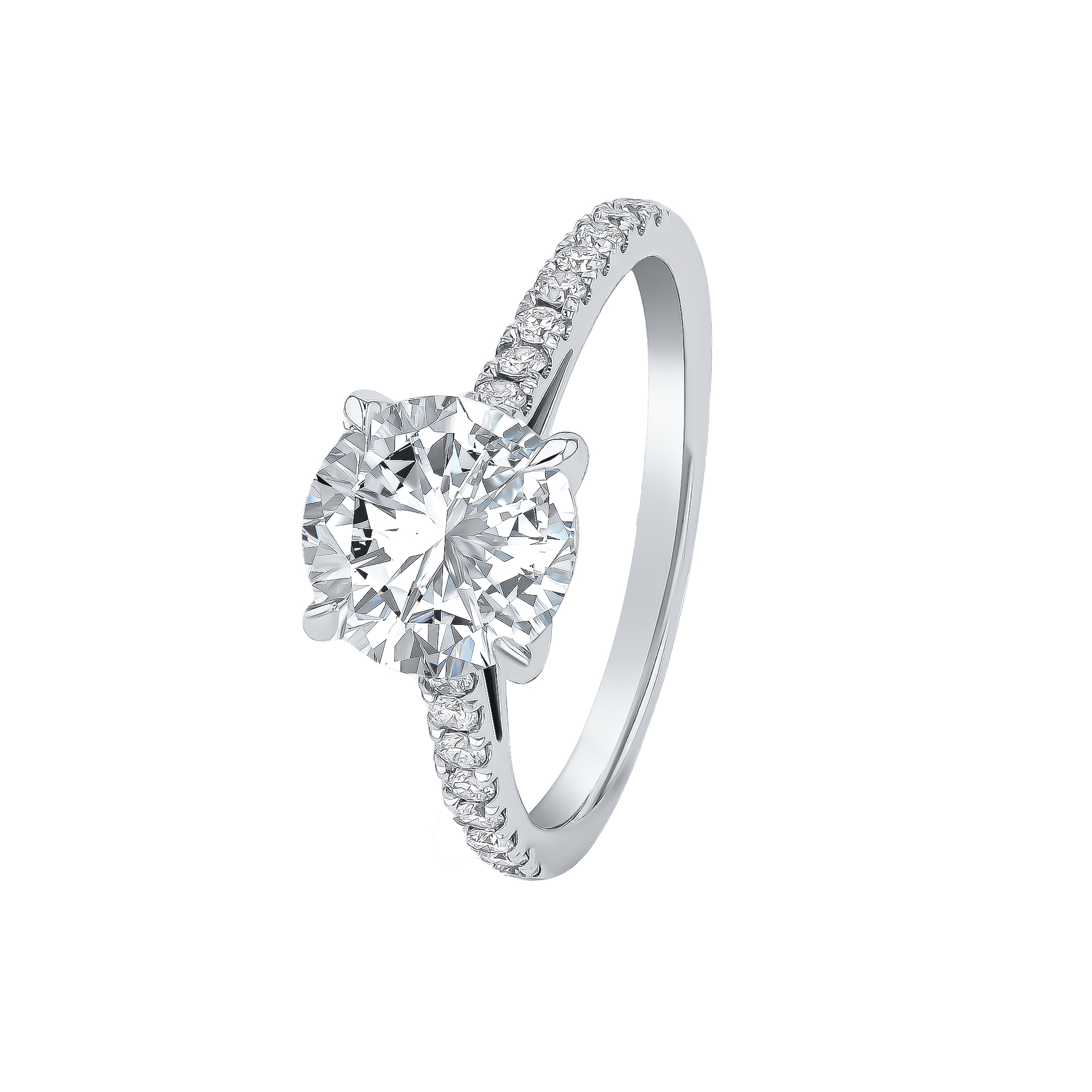 Gaia Revelation 18k White Gold Diamond Ring