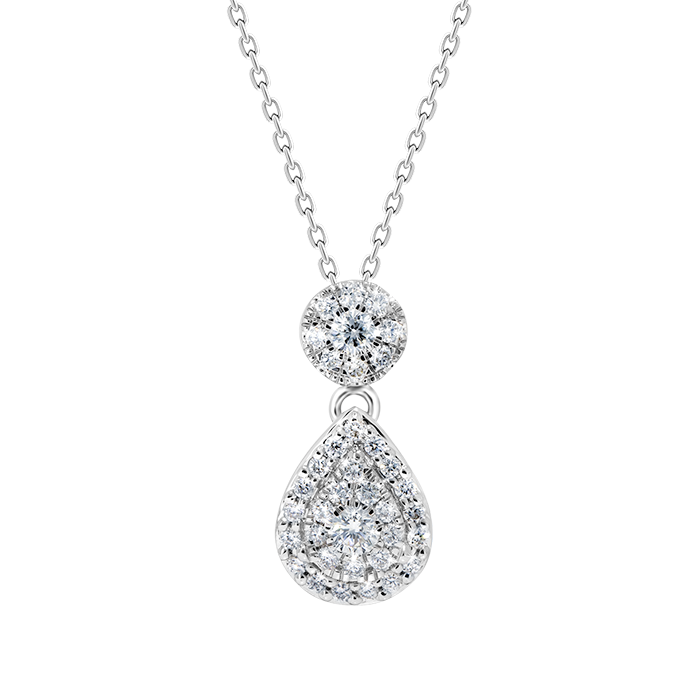 OneSixEight Diamond Pendant-Chain