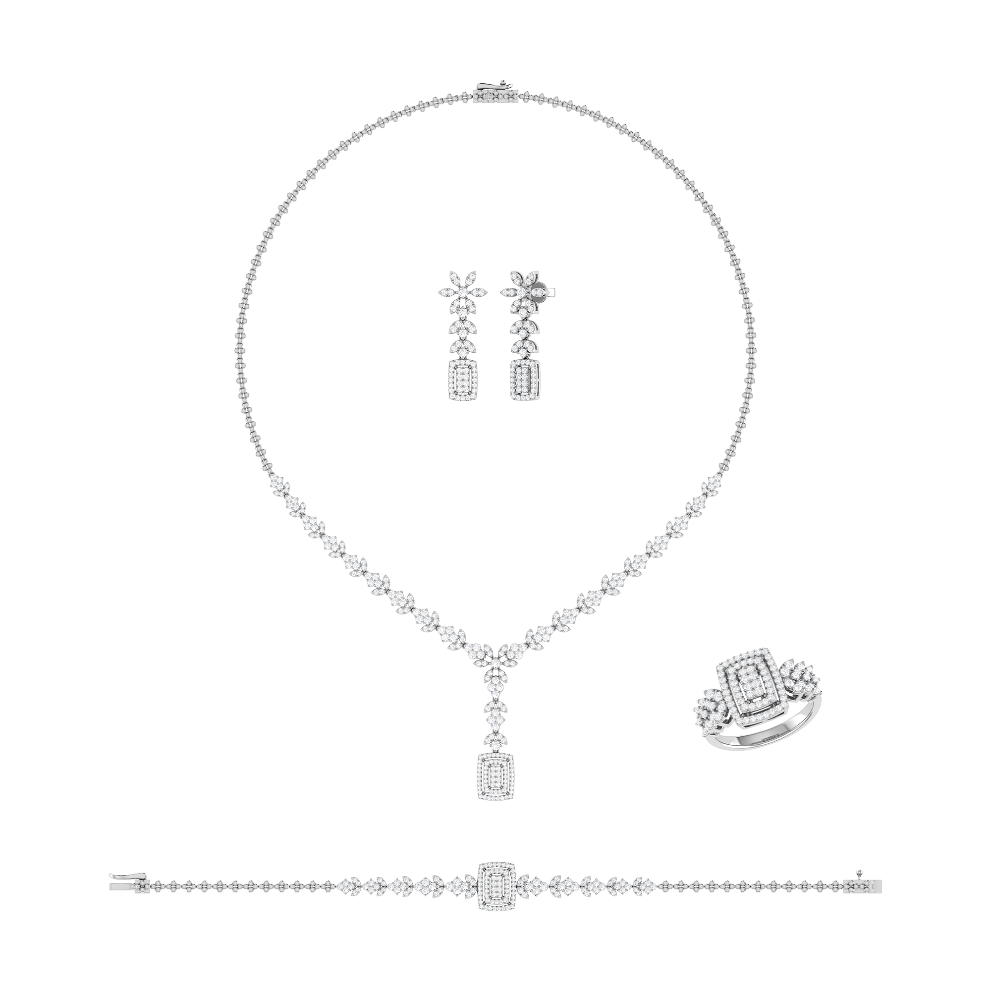 Diamond Bridal Set