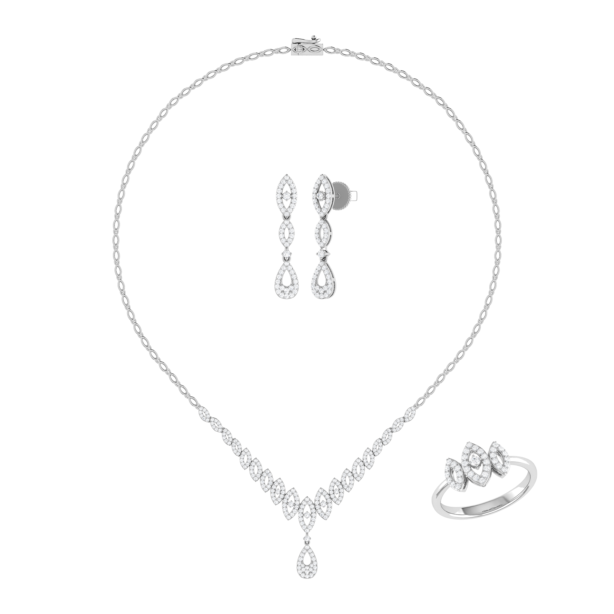 Diamond Bridal Set