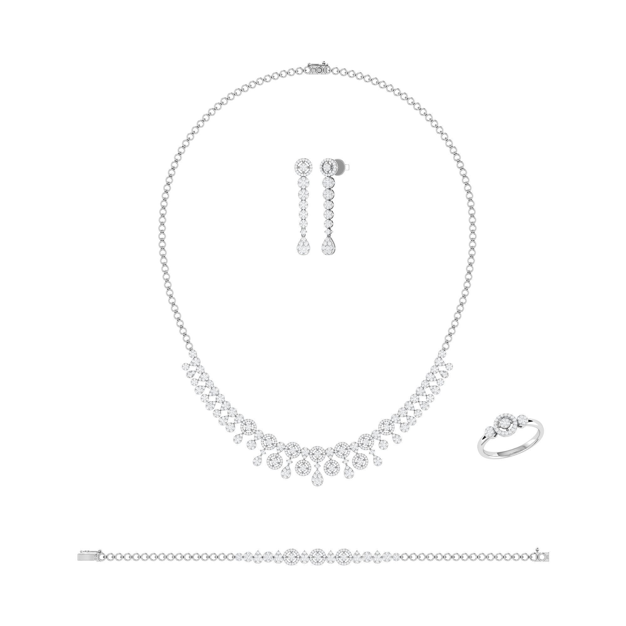 Diamond Bridal Set