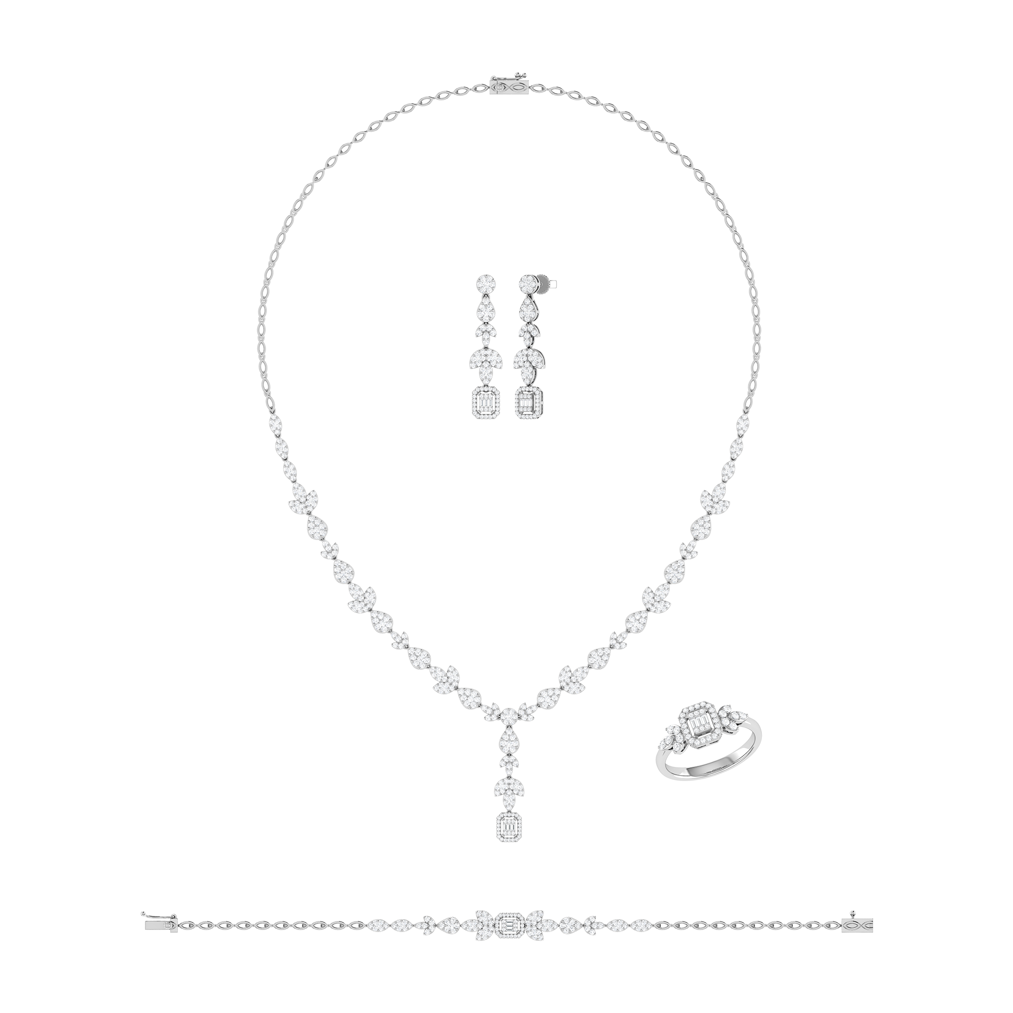 Diamond Bridal Set