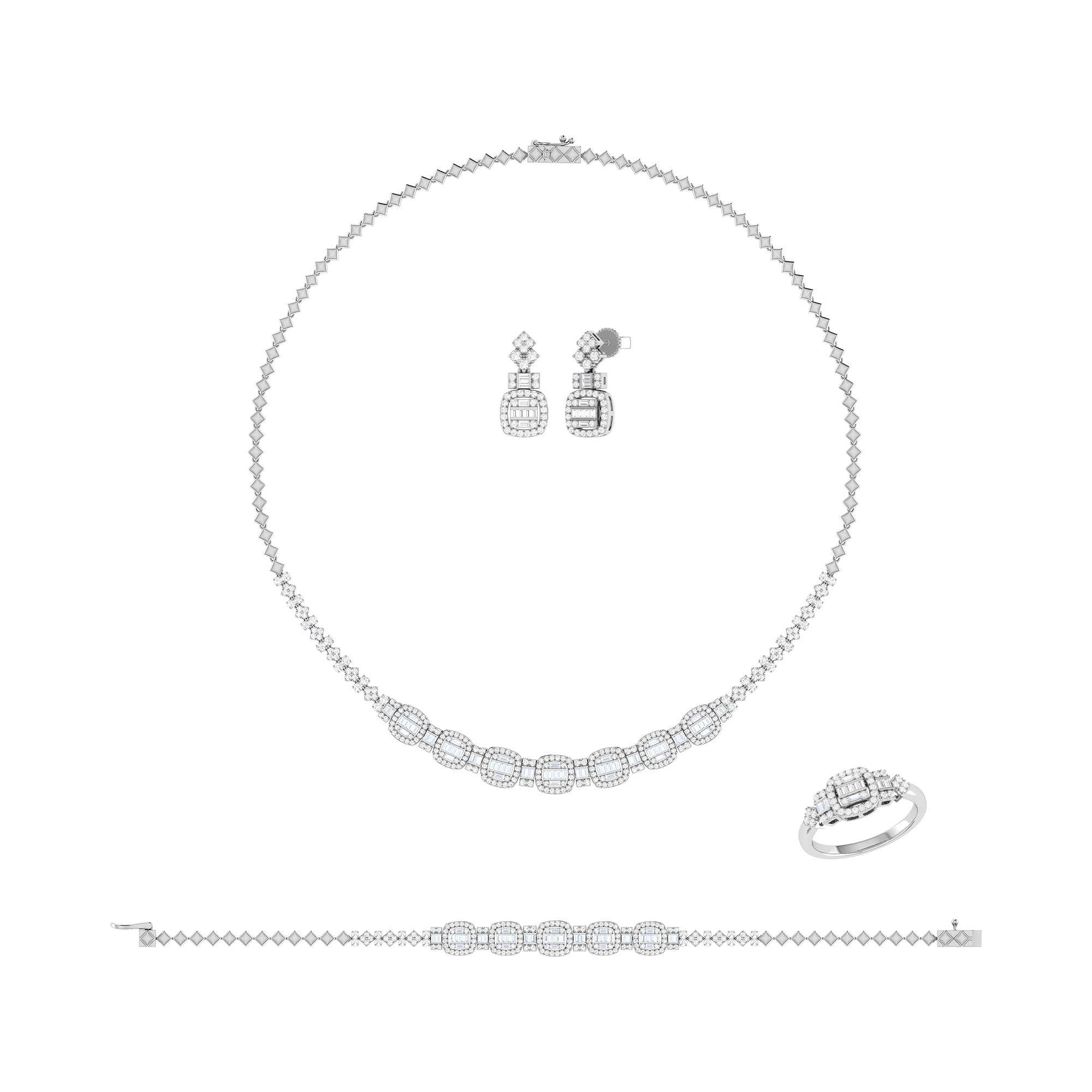 Diamond Bridal Set